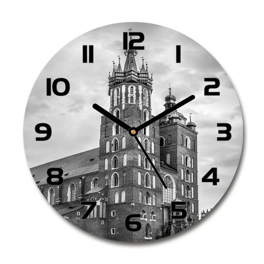 Decoration Picture Art Modern Kitchen Living Room Cracow 30cm Silent Wall Clock