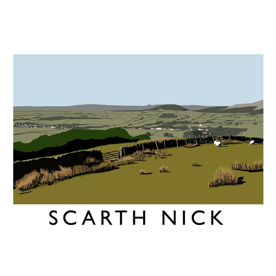 Scarth Nick by Richard O'Neil - Graphic Art Print on Paper