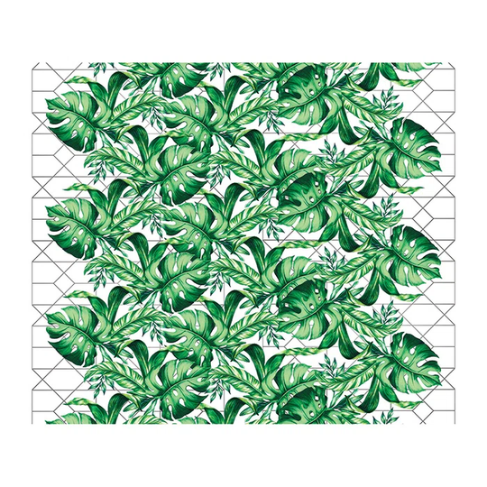 Walllpaper Roll 208X146cm Mural Decoration Wallpaper Material With Print Kitchen Livingroom Bedroom - Leaves Geometric
