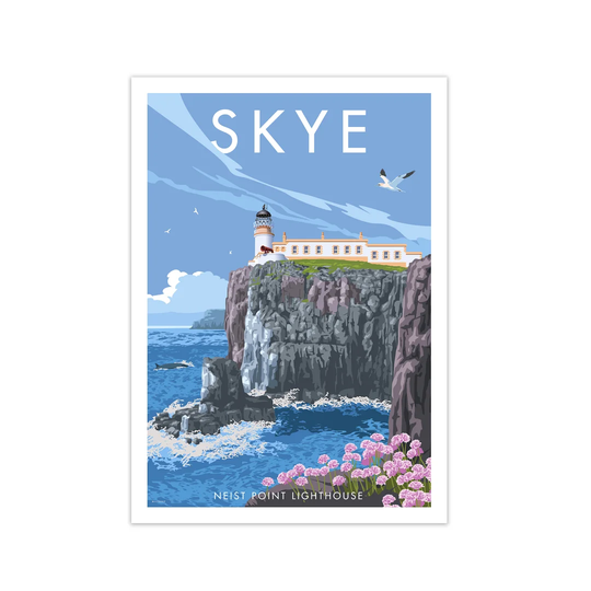 Neist Point - Graphict Art Print on Paper