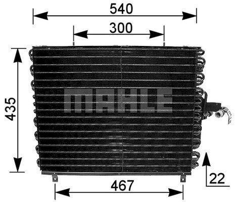 Condenser Air Conditioning 8FC351035-771 by BEHR