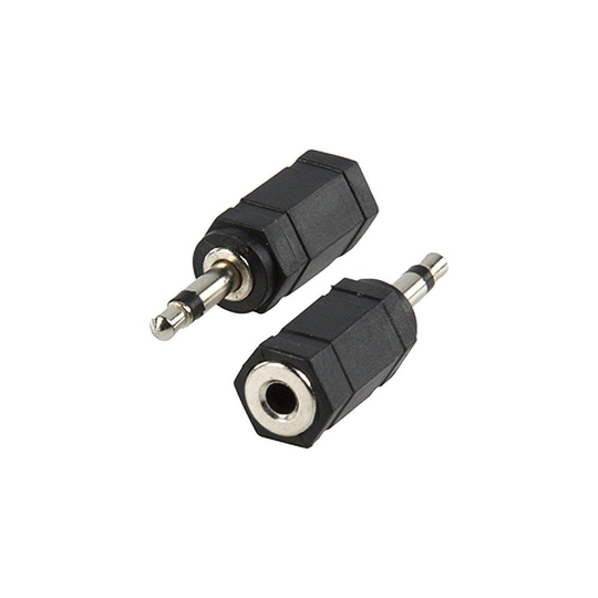 3.5mm Stereo to Mono Adapter AUX Male & Female Signal Converter Headphone Jack