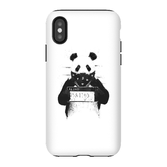 Balazs Solti Bandana Panda Phone Case for iPhone and Android - iPhone X - Tough Case - Matte