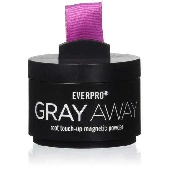 Everpro Gray Away Temporary Root Concealer Root Touch Up Magnetic Powder, Black/Dark Brown