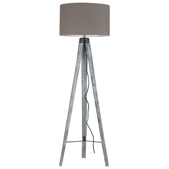 Canley 156Cm Wood Tripod Floor Lamp