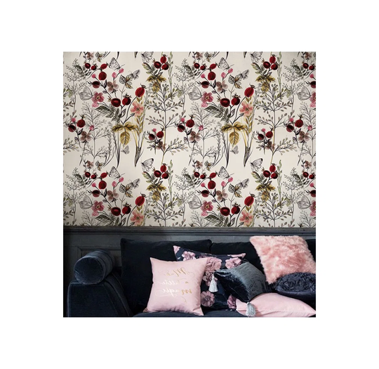 Gascon Field Brown Wallpaper