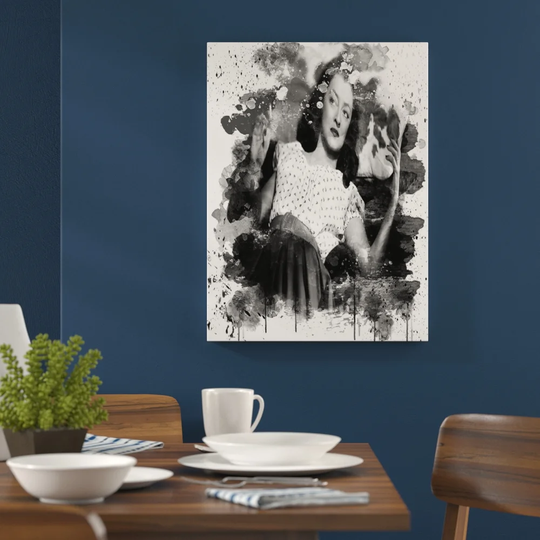 'Bette Davis' Graphic Art Print Poster
