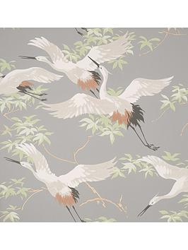Crown Cranes Wallpaper