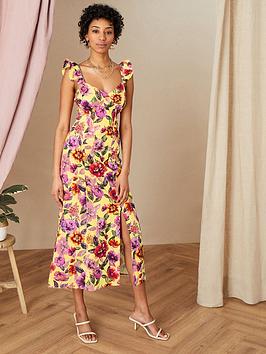 Monsoon Bethany Sustainable Floral Midi Dress