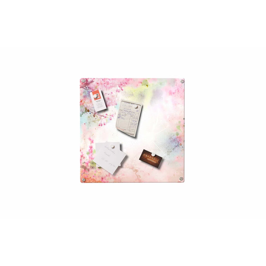 Flower Art Magnetic Wall Mounted Photo Memo Board