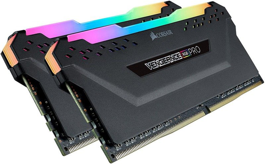 Corsair Vengeance RGB PRO Black 32GB (16GB x 2) 3200MHz DDR4 Memory Kit