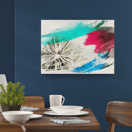 'Flower Dandelion Seeds' Graphic Art Print Poster