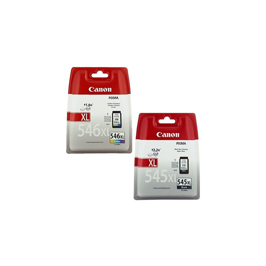 Canon Genuine Black & Colour XL High Capacity Ink Cartridges for Canon PIXMA MX495 Printers