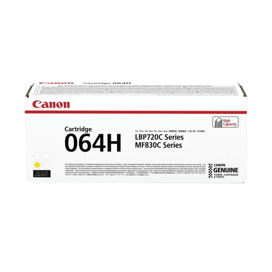 Canon Toner Cartridge 064 H Yellow