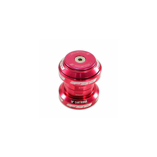 FSA Orbit MX 1-1/8Inches Threadless MTB Road Headset with Top Cap, Red, NO.20, XTE1509