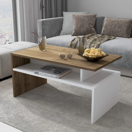 Ada Sled Coffee Table with Storage