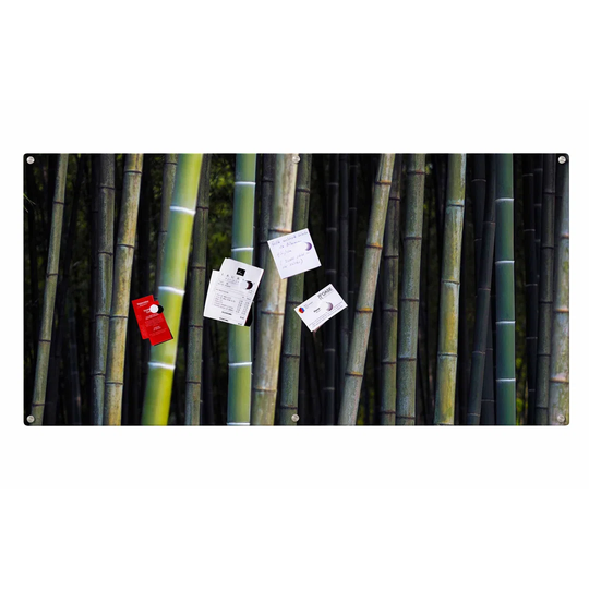 Bamboo Magnetic Wall Mounted Photo Memo Board