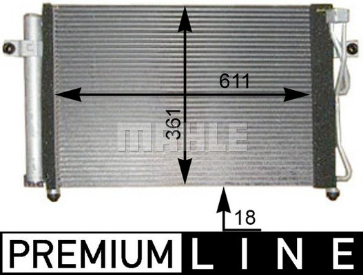 Condenser Air Conditioning 8FC351302-291 by BEHR