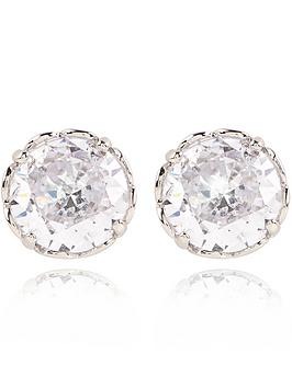 Kate Spade New York That Sparkle Round Stud Earrings - Silver