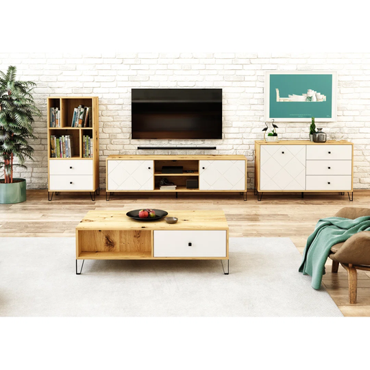4 Legs Coffee Table with Storage