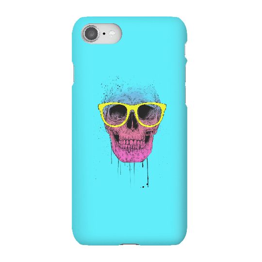 Balazs Solti Skull And Glasses Phone Case for iPhone and Android - iPhone 8 - Snap Case - Matte