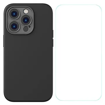 Baseus Magnetic iPhone 14 Pro Liquid Silicone Case - Black