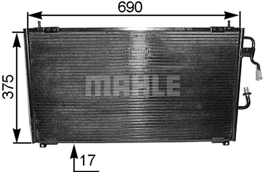 Condenser Air Conditioning 8FC351036-171 by BEHR