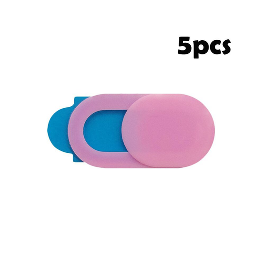 (Pink) 5Pcs Universal Webcam Cover Shutter Privacy Protector Mobile Phone Laptops Lens