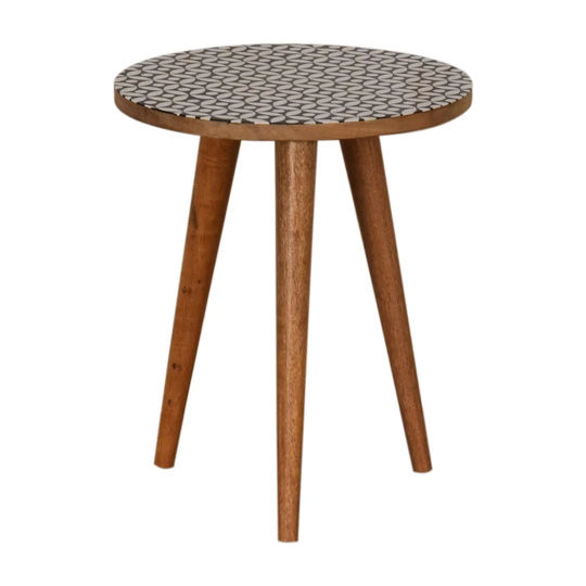 Michaels Diamond Print Side Table