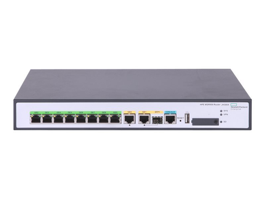 HPE FlexNetwork MSR958 PoE - Router - Rack-mountable
