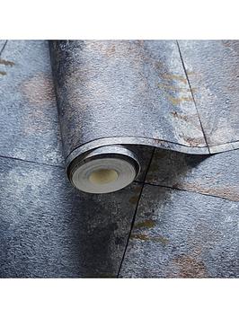 Clarke & Clarke Fusion Igneous Wallpaper &Ndash; Slate