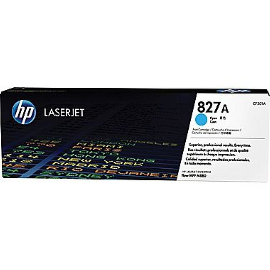 HP 827A Cyan Original LaserJet Toner Cartridge