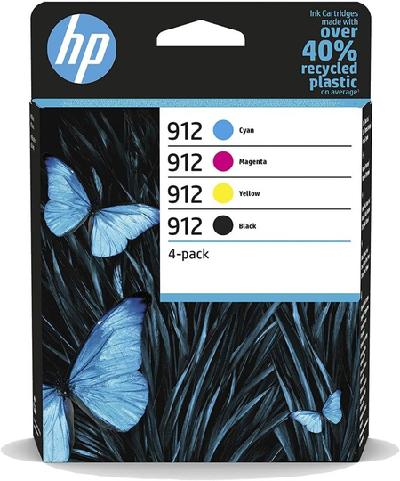 HP 912 CMYK Cartridge 4-Pack