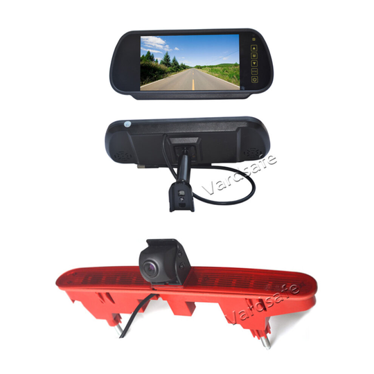 7 Inch Replacement Rear View Screen & Reverse Camera for Peugeot Partner Citroen Berlingo Van (2008-2018)