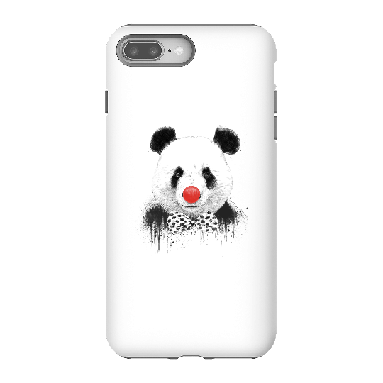 Balazs Solti Red Nosed Panda Phone Case for iPhone and Android - iPhone 8 Plus - Tough Case - Gloss
