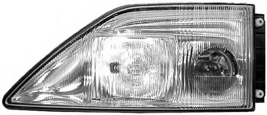 Headlight 24V 1DL007859-021 by Hella Right