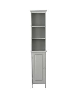 Lloyd Pascal Devonshire Tall Bathroom Cabinet - Painted Grey