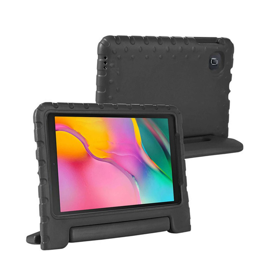 (Samsung Tab A 2019 10.1" T510 T515, Black) Kid's Shockproof Cover For Samsung T580 T585 T510 T515 Tablet