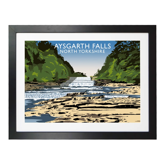 Aysgarth Falls 2 by Richard O'Neil - Graphic Art Print on Paper