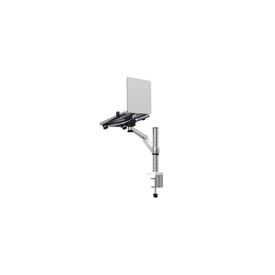 Thingy Club Adjustable Aluminium Universal Single Arm Laptop/Tablet Stand Desk Mount Bracket for 10"-15.6" Laptop with Adjustibility (Tilt 15|S
