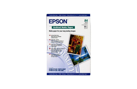 Epson Archival Matte Paper A4 192gsm 50 Sheets