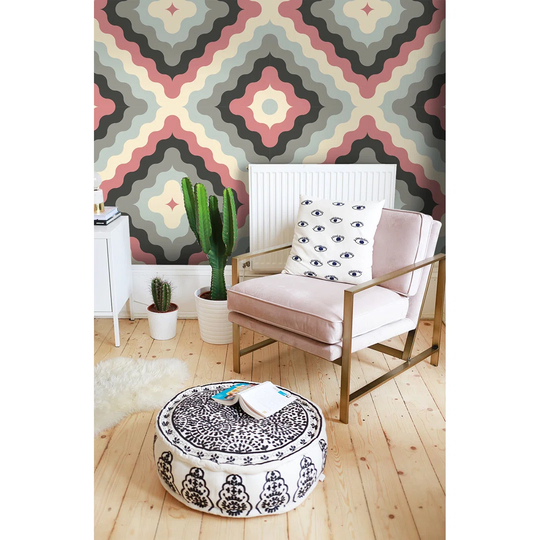 Jerena Abstract Retro Geometric Wallpaper