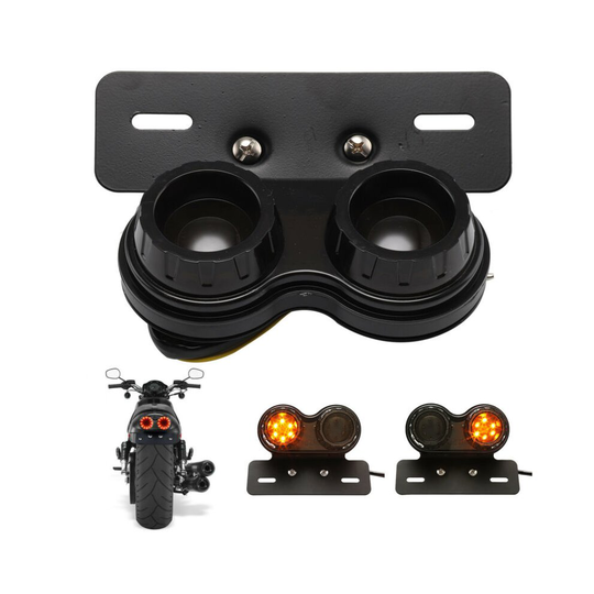 LED Motorcycle Rear Tail Light Brake Turn Indicators Lamp Long Life