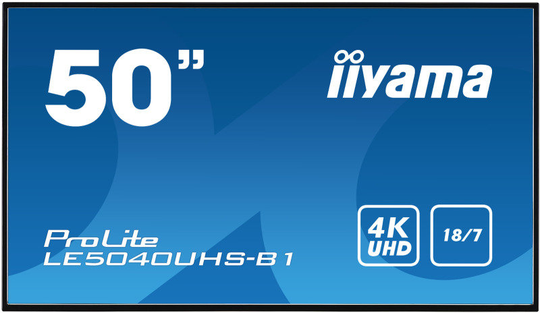 IIYAMA ProLite LE5040UHS-B1 50" 4K UHD Large Format Display