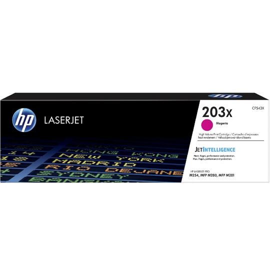 HP 203X High Yield Magenta Original LaserJet Toner Cartridge