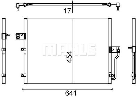 Condenser Air Conditioning 8FC351310-711 by BEHR