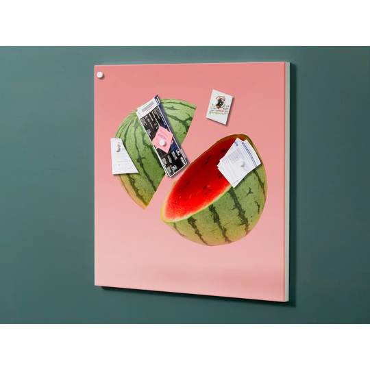 Backlight Motif Wall Picture Melon Magnetic Cork Board