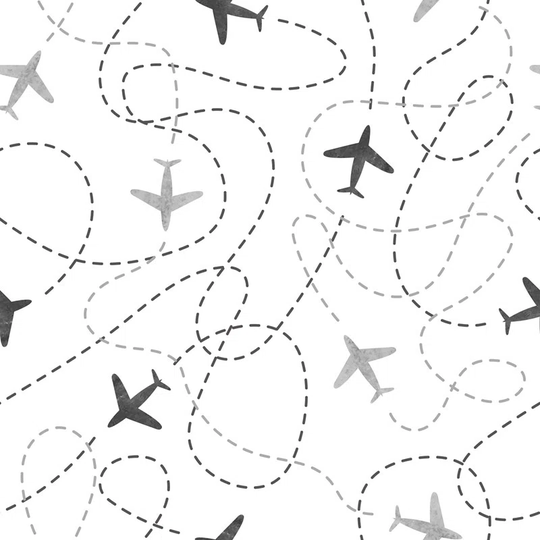 Walllpaper Roll 416X254cm Wallpaper Material With Print Kitchen Livingroom Bedroom Mural Decoration - Airplanes