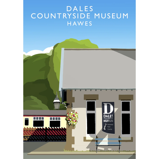 'Dales Countryside Museum' by Richard O'Neil Graphic Art