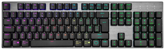Cooler Master SK653 Bluetooth Mechanical Keyboard in Gunmetal Grey with TTC Low Profile Red Switches